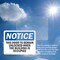 Signmission This Door To Remain Unlocked When The Building, 7 in W x Rectangle, Vinyl Decal OS-2PACK-NS-D-57-L-18607 - alternate 4